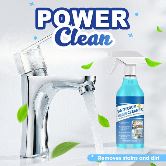 🚿 Kraftig flekk- og såpeskumfjerner – hemmer bakterievekst – for glass, vask og baderomsflater
