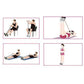💪 Hjemmegym – pedal treningsapparat med motstandsbånd – helkroppstrening for sit-ups, yoga og mage
