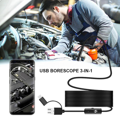 💎 50 % RABATT! 💎 Plug-and-play endoskopkamera – HD 1080p, IP67 vanntett, fungerer direkte med iPhone, Android og iPad