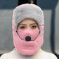 🧢 50 % RABATT NÅ! ✨ Termisk lue med avtakbar pustende maske – vindtett fleece med justerbar stropp for ekstremt kaldt vær ❄️🔒