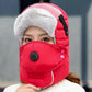 🧢 50 % RABATT NÅ! ✨ Termisk lue med avtakbar pustende maske – vindtett fleece med justerbar stropp for ekstremt kaldt vær ❄️🔒