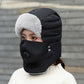 🧢 50 % RABATT NÅ! ✨ Termisk lue med avtakbar pustende maske – vindtett fleece med justerbar stropp for ekstremt kaldt vær ❄️🔒