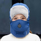🧢 50 % RABATT NÅ! ✨ Termisk lue med avtakbar pustende maske – vindtett fleece med justerbar stropp for ekstremt kaldt vær ❄️🔒