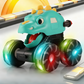 🦖 50% RABATT – Lysende monstertruck – trykk & start – fargerike LED-lys – for barns fantasi og moro – perfekt gave – tåler aktiv lek