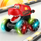 🦖 50% RABATT – Lysende monstertruck – trykk & start – fargerike LED-lys – for barns fantasi og moro – perfekt gave – tåler aktiv lek