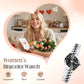 ⌚ 50% RABATT – Elegant dameklokke – flerflateskjæring – minimalistisk design – kalendervindu – vanntett – ripebestandig – perfekt gave