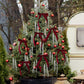 🔥Så langt lageret rekker! 40 % rabatt!🎉Elegante julebåndsløyfer til juletrepynt