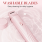 💖 VALENTINSTILBUD! 💖Bærbar elektrisk epilator med to hoder