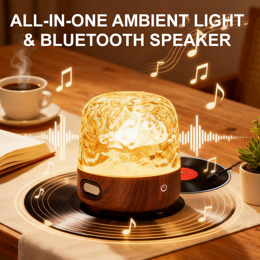 Alt-i-ett-høyttaler med omgivelseslys og Bluetooth-🌟 JULEGAVE - LANSERINGSTILBUD! 🌟