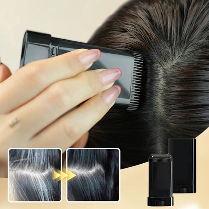 ✨ 50% RABATT + KJØP 1, FÅ 1 GRATIS – Kamfarge med integrert kam – naturlig resultat – skånsom – reisevennlig