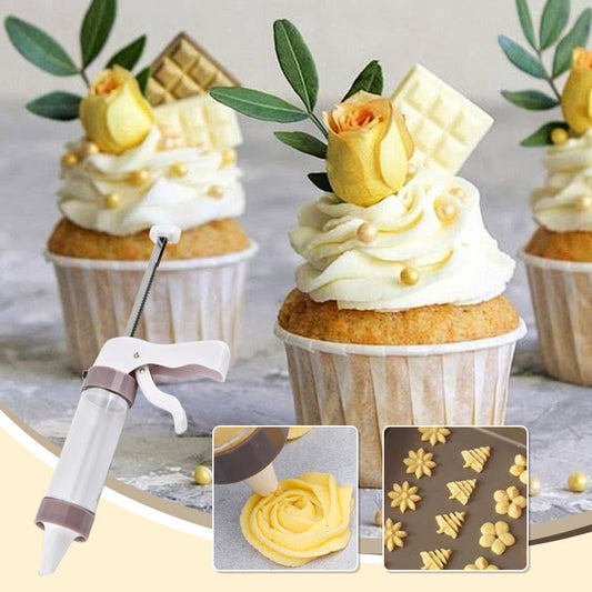 🎅Julesalg 49% RABATT🎁Cream Framing Gun with Cookie Press