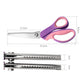 📢📢 50 % RABATT!! 🥳✨ Multifunksjonell sikksakksaks – tagget saks ✂️🧵