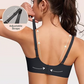 Sømløs BH med dyp V-utringning og push-up-wire