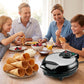 1200W elektrisk vaffelkjeglemaskin med non-stick overflate
