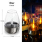 🕯️ KJØP 2, FÅ 1 GRATIS! ☀️ Solcelledrevne LED-bordlamper – flammefrie og vanntette, automatisk på/av med skumringssensor – perfekt for hage og fest 🏕️