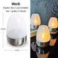 🕯️ KJØP 2, FÅ 1 GRATIS! ☀️ Solcelledrevne LED-bordlamper – flammefrie og vanntette, automatisk på/av med skumringssensor – perfekt for hage og fest 🏕️