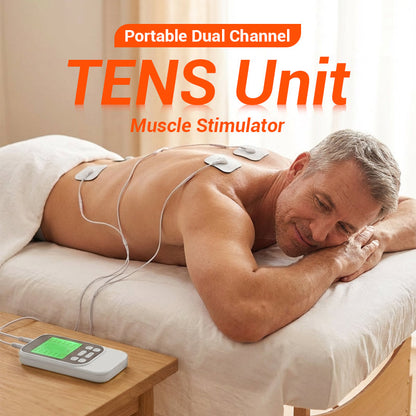 🎁2026 New Arrivals 50% OFF💥Portable Dual Channel TENS Unit Muscle Stimulator