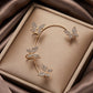 Boucles d'oreilles papillon en zircon