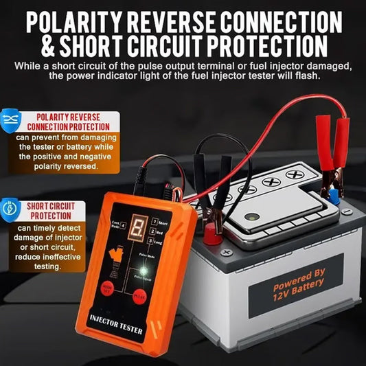 🔥 50% RABATT! Universell dysetester & renser – 8 moduser, 4-leder dobbel kanal