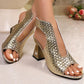 ⏳Limited-time 50% off⏰Women's Elegant Peep-Toe Heeled Sandals👡
