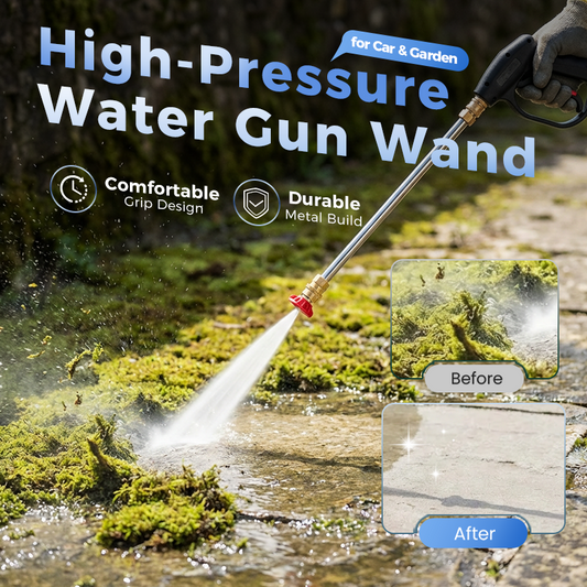 💦 BEGRENSET TILBUD: 50 % RABATT! 🚿 Høytrykksspyler – 3 utskiftbare dyser, slitesterk aluminiumslegering & kraftig ✨