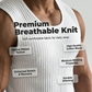 💪 Atletisk ribbet muscle tank – pustende, ergonomisk skulderbredde – perfekt for trening og hverdagsbruk