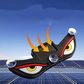 🚗 Dynamisk LED-bakruteskjerm – vampyr djeveøye emoji-panel – dekorativt autolys