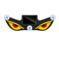 🚗 Dynamisk LED-bakruteskjerm – vampyr djeveøye emoji-panel – dekorativt autolys