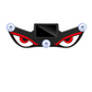 🚗 Dynamisk LED-bakruteskjerm – vampyr djeveøye emoji-panel – dekorativt autolys