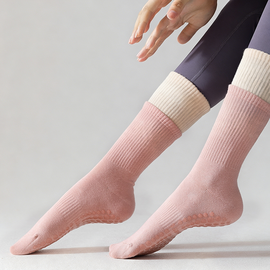 🧘 Cloud-soft Pilates-sokker – silikongrep for bedre balanse og feste