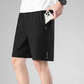 Herre sommershorts med elastisk liv og lommer