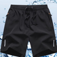 Herre sommershorts med elastisk liv og lommer