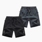 Herre sommershorts med elastisk liv og lommer