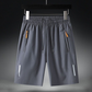 Herre sommershorts med elastisk liv og lommer