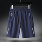 Herre sommershorts med elastisk liv og lommer