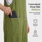 🌸 Damebuksedrakt med løs passform – pustende stoff, dype sidelommer og justerbare spenner