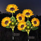 🌻 Solcelledrevne LED Solsikkehagelys –Realistisk nattglød, vanntett, energieffektiv – perfekt for hagen, terrassen, plenen og verandaen 🔋✨