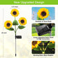 🌻 Solcelledrevne LED Solsikkehagelys –Realistisk nattglød, vanntett, energieffektiv – perfekt for hagen, terrassen, plenen og verandaen 🔋✨