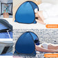 🏖️ Pop-up soltelt med UV-beskyttelse – innebygd telefonholder –din perfekte partner for soling og utendørsliv