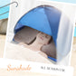 🏖️ Pop-up soltelt med UV-beskyttelse – innebygd telefonholder –din perfekte partner for soling og utendørsliv