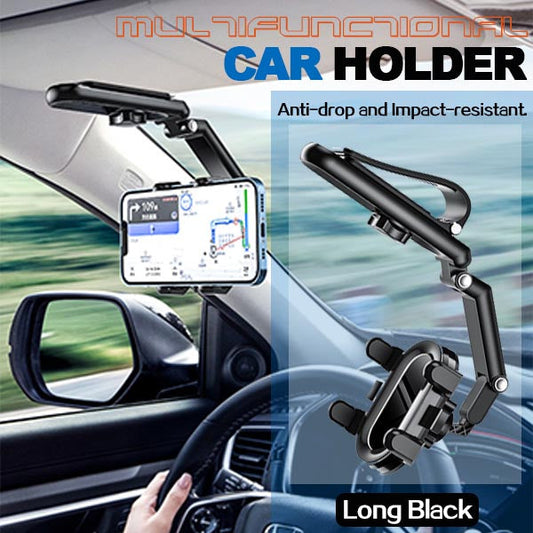 🚗 1080° roterbar solskjerm-telefonholder – for alle biler – gjør navigasjon enklere!