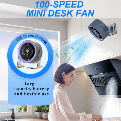 🏆 50% RABATT – 2026 Bordvifte – 100 hastigheter – LED-display – 120° vinkel – 24 timers batteri – stille