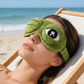 🎭 KJØP 1, FÅ 1 GRATIS! Sovemaske med justerbare øyelokk – lag morsomme ansikter – 3D-design og lysblokkerende