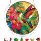 🧩 LAATSTE DAG – 50% OFF – Puzzel zonvanger met 80 stukjes – Stained glass effect – Kleurrijk raamkunstwerk