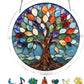 🧩 LAATSTE DAG – 50% OFF – Puzzel zonvanger met 80 stukjes – Stained glass effect – Kleurrijk raamkunstwerk
