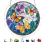 🧩 LAATSTE DAG – 50% OFF – Puzzel zonvanger met 80 stukjes – Stained glass effect – Kleurrijk raamkunstwerk