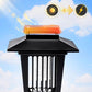🔆 Solcelle mygglamp for utendørs – dobbel lys-teknologi (fiolett + hvit) – automatisk dag/natt-funksjon