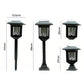 🔆 Solcelle mygglamp for utendørs – dobbel lys-teknologi (fiolett + hvit) – automatisk dag/natt-funksjon