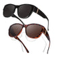 🕶️ 50% RABATT – Polariserte solbriller som passer over briller – 9 lag – blokkerer blendverk – Hollywood glamour