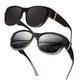 🕶️ 50% RABATT – Polariserte solbriller som passer over briller – 9 lag – blokkerer blendverk – Hollywood glamour